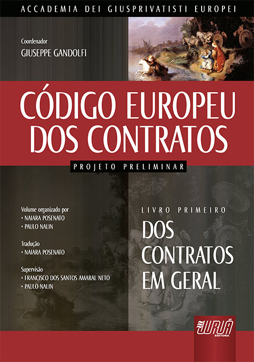 Código Europeu dos Contratos - Projeto Preliminar