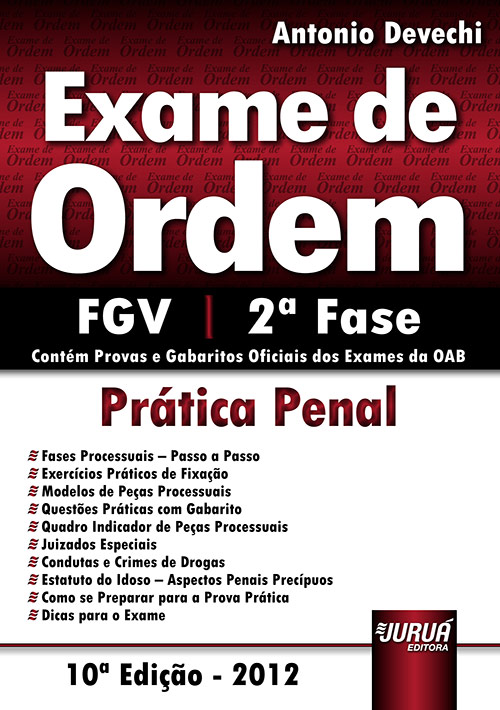Exame de Ordem - Prática Penal - FGV - 2ª Fase