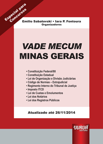 Vade Mecum Minas Gerais - Formato Especial: 21x30cm